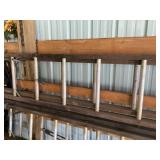 20ï¿½ Wooden Aluminum Rung Extension Ladder
