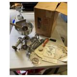 Squeezo Strainer - Hand Crank w/Adapters