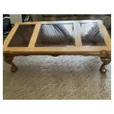 Coffee Table w/Glass Inserts  50x24x16