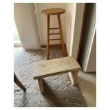 Bar Stool 29ï¿½, Small Step Stool, 24ï¿½ Folding