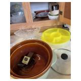 Mixing Bowls, Crock Pot, Pans, Glassware and More