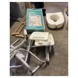 Shower Chairs, C, Bath Stool, Leg Brace