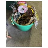 Assorted Rope - Nylon and Hemp, Leaf Bags,