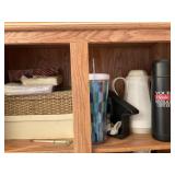 Napkins, cups, Glasses,Tupperware, Wine