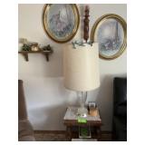 Sider Table, Lamp, Magazine Rack, Wall Decor