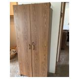 Full Length Mirror and 2 Door Cabinet - No Content