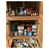 Spices, Tupperware, Cocoa Mixes, Zip Locks,