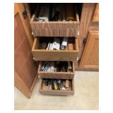 Contents of 4 drawers - Kitchen Utensils, Knives,