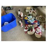 Christmas Decorations w/Tote