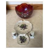 Carnival Bowl, S& P Shaker, Plates
