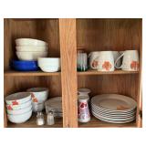 Bowls, Plates, Cups, S/P Shaker