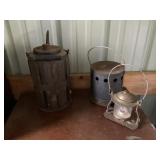 Vintage Gas/Oil Can - Metal w/Glass Housing 1881
