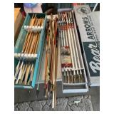 Fred Bear, Ben Pearson Wooden Arrows, Razor