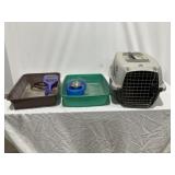 Pet Carrier, Litter Box, Food Dish, Leash