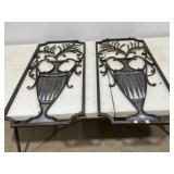 Metal Decorative Wall Hangings - Qty 2