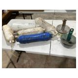 Boat Bumpers - Qty 5, 5 lb Anchors - Qty 2