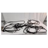Assorted Reins & 2 English Bridles