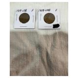 2-1909-VDB Wheat Cents