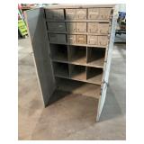 Metal Tool Cabinet w/Sorter Trays -  55"x24"x36"