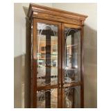Curio Cabinet w/Lights  78x12x30