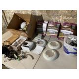 Assorted Battery Operated Lights, Air Pump