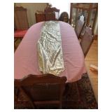 Wooden Dining Room Table, w/6 Chairs 84x42,