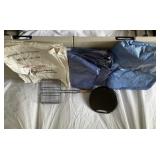 Tarps-Qty2 Unknown Sz, Seed Bags, Grill Box