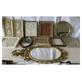 Oval Mirror 34ï¿½, Assorted Art and Frames