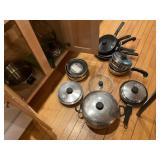 Pots and Pans w/ Lids, Steamer and More