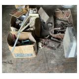 Vintage Items -Typewriter, Horseshoes, Kitchen