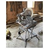 Skil 12" Power Mitre Saw, B&D Workmate Table