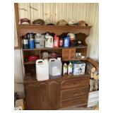 Hutch and Contents 68ï¿½x48ï¿½x18ï¿½, Fluids are Partial