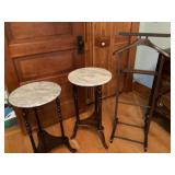 Marble Top Round Tables 14x28, Valet Suit Stand