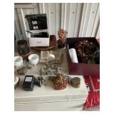 Jewelry Cases, Pewter Figurines, Ash Tray, Air