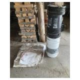 Buckets w/Lids, Feed Bags