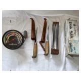 Vintage Color C-Lector, Fillet Knives, Sharpener