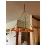 Copper Hanging Pot and Pan Holder - Ceiling Mount