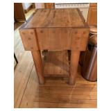 Butcher Block Table - 30"x24"x35"
