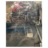 Metal Plant Stand, Wreaths