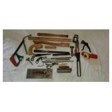 Concrete Tools, Handles, Clamps, Hack Saw and