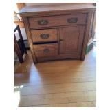 Vintage Wooden Cabinet 32x16x28