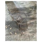 Vintage Wrought Iron Sign Frame