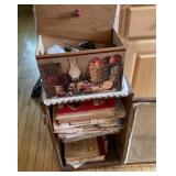 Cookbooks, Cabinet, Scissors, Wall Decor and More