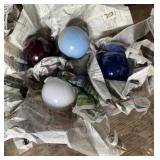 Lightning Rod Globes - Qty 9, Insulators - Qty 30