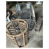 Bent Willow Chair, Otttoman - No Cushions,