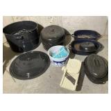 Enamel Canner, Enamel Roasters, Slicer, Lids