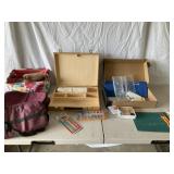 Paints, Stamps,Cutter and Mat, Art Box, Small Tote