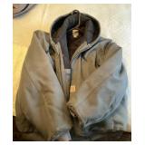 Canvas Hooded Jacket - Sz  L