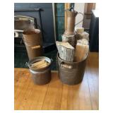 Copper Boiler, Vintage Pails, Copper Funnel