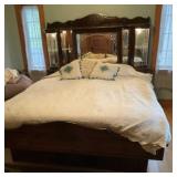 King Size Bed w/Underneath Storage,